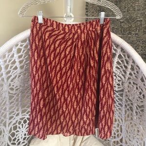 Maeve Faux Wrap Skirt